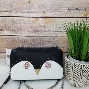 Kate Spade Chain Double Zip Crossbody Penguin